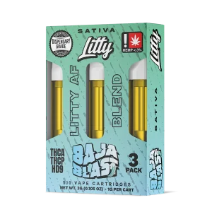 Litty AF Blend THCa Vape Carts | 3-Pack Triple-Flavor Bundle