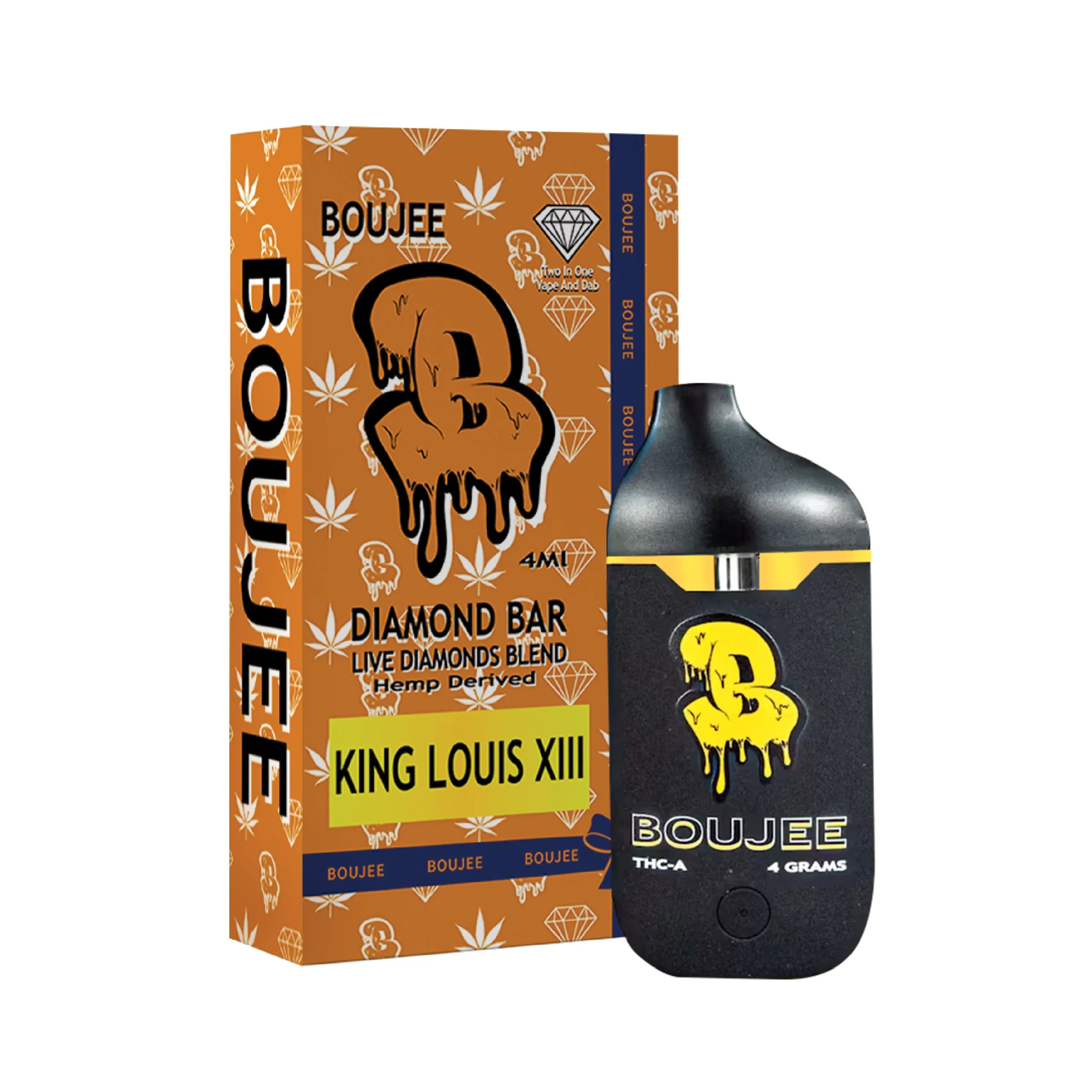 Boujee 4G THC-A Diamond Bar | Vape & Dab Dual-Purpose | 4000mg - Image 10