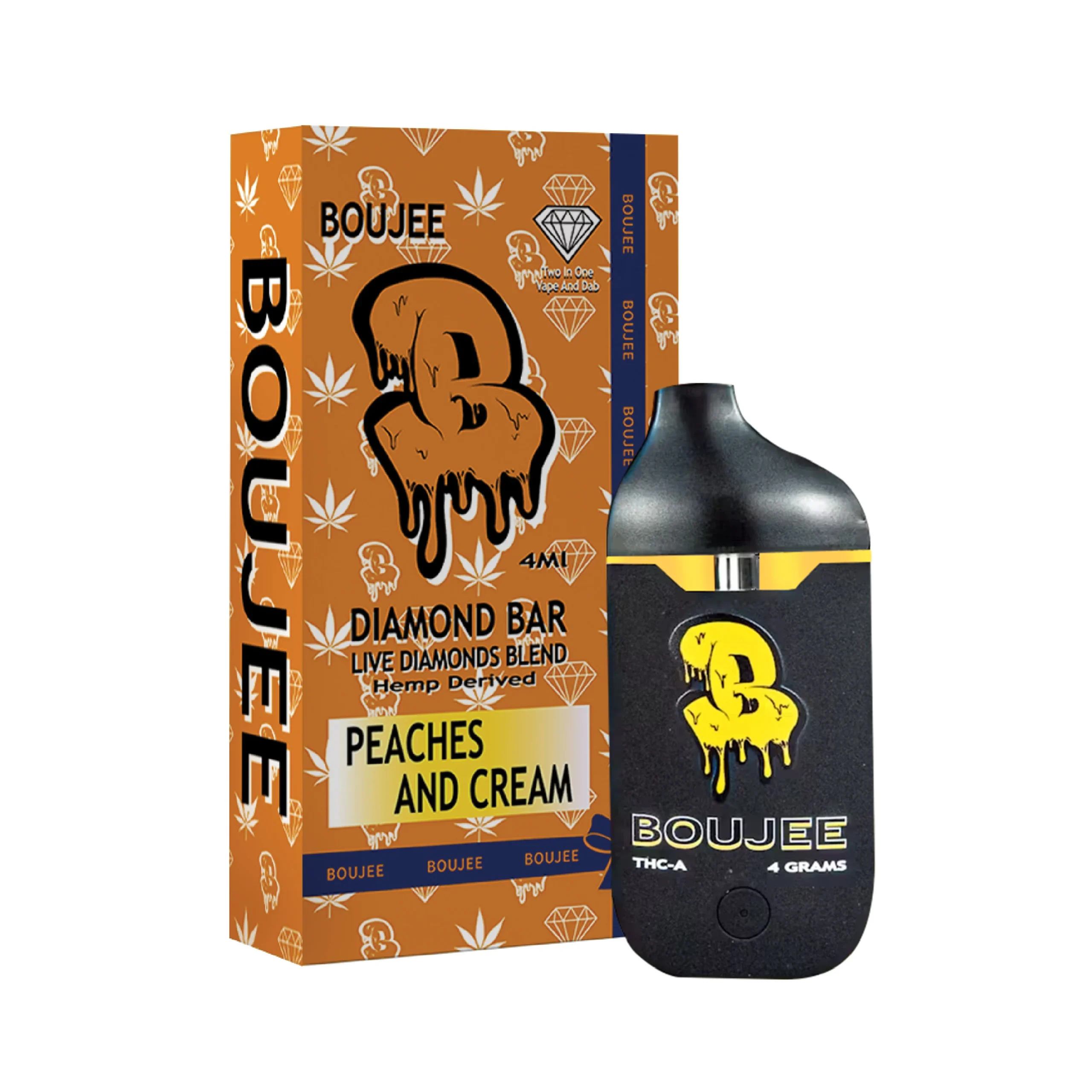 Boujee 4G THC-A Diamond Bar | Vape & Dab Dual-Purpose | 4000mg - Image 8
