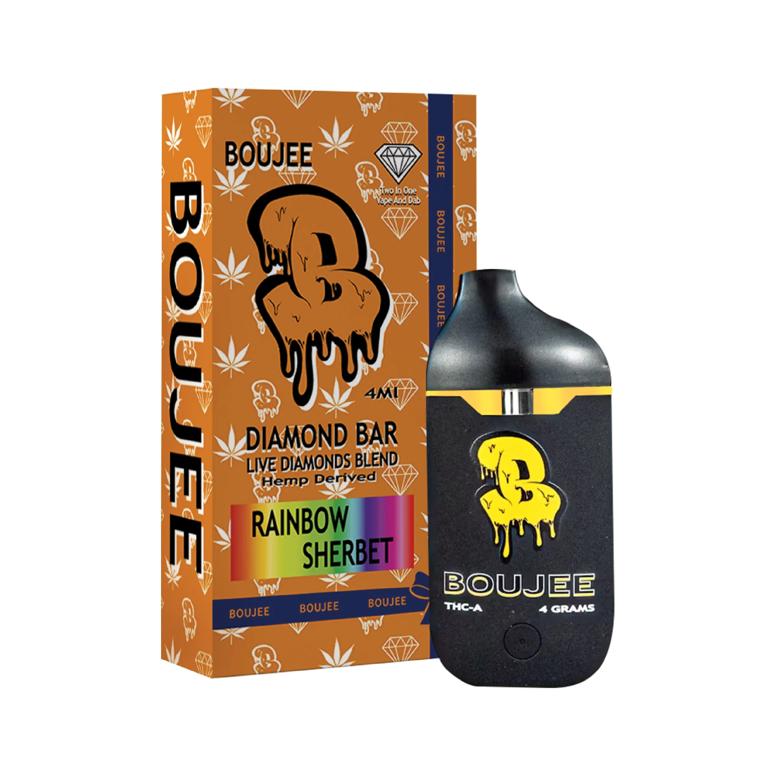 Boujee 4G THC-A Diamond Bar | Vape & Dab Dual-Purpose | 4000mg - Image 5