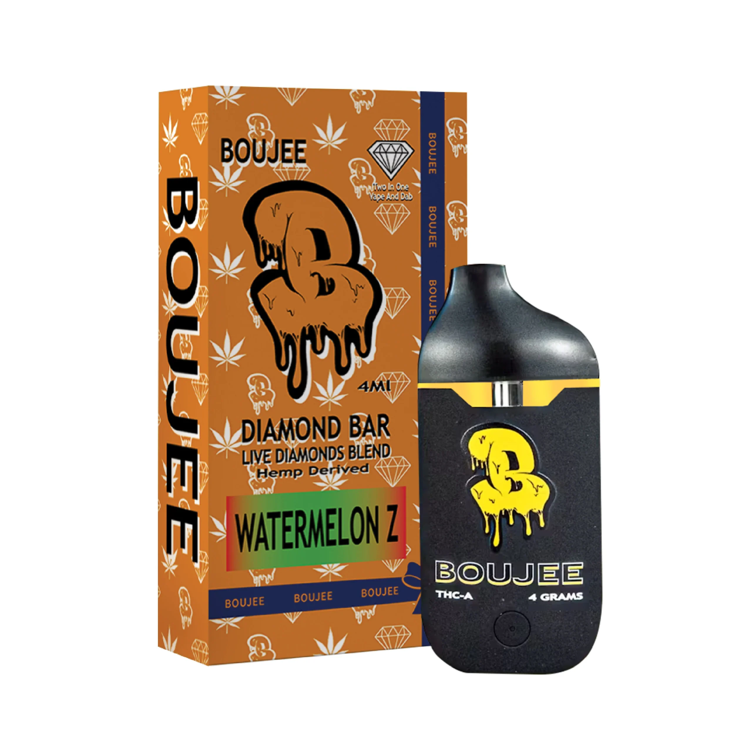 Boujee 4G THC-A Diamond Bar | Vape & Dab Dual-Purpose | 4000mg - Image 3