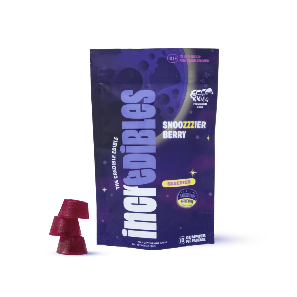 Snoozzzierberry Deep Sleep Gummies | 100mg THC : 50mg CBN : 50mg CBG