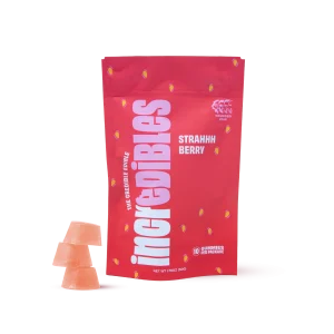 Incredibles Strahhhberry 1:1 Gummies | 100mg THC : 100mg CBD