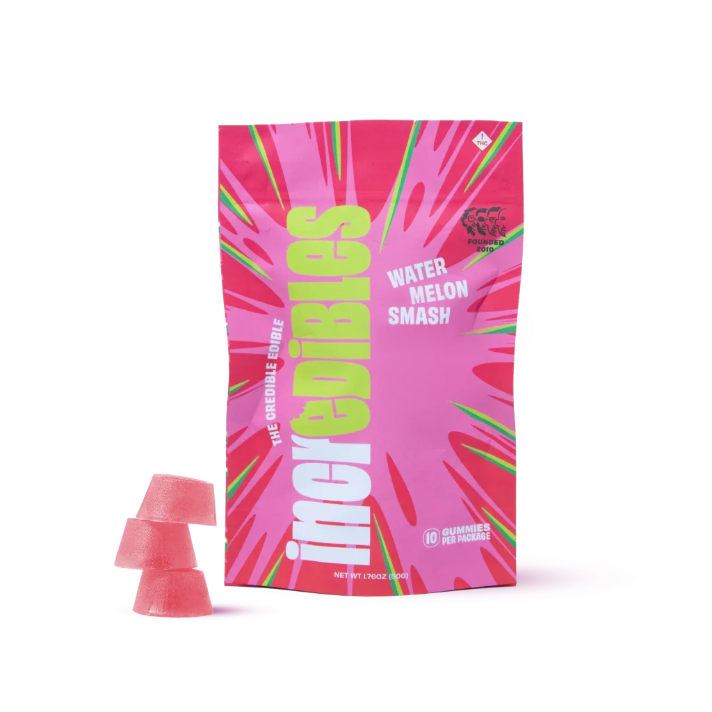 Incredibles Elite THC Gummies | Watermelon Smash | 100mg