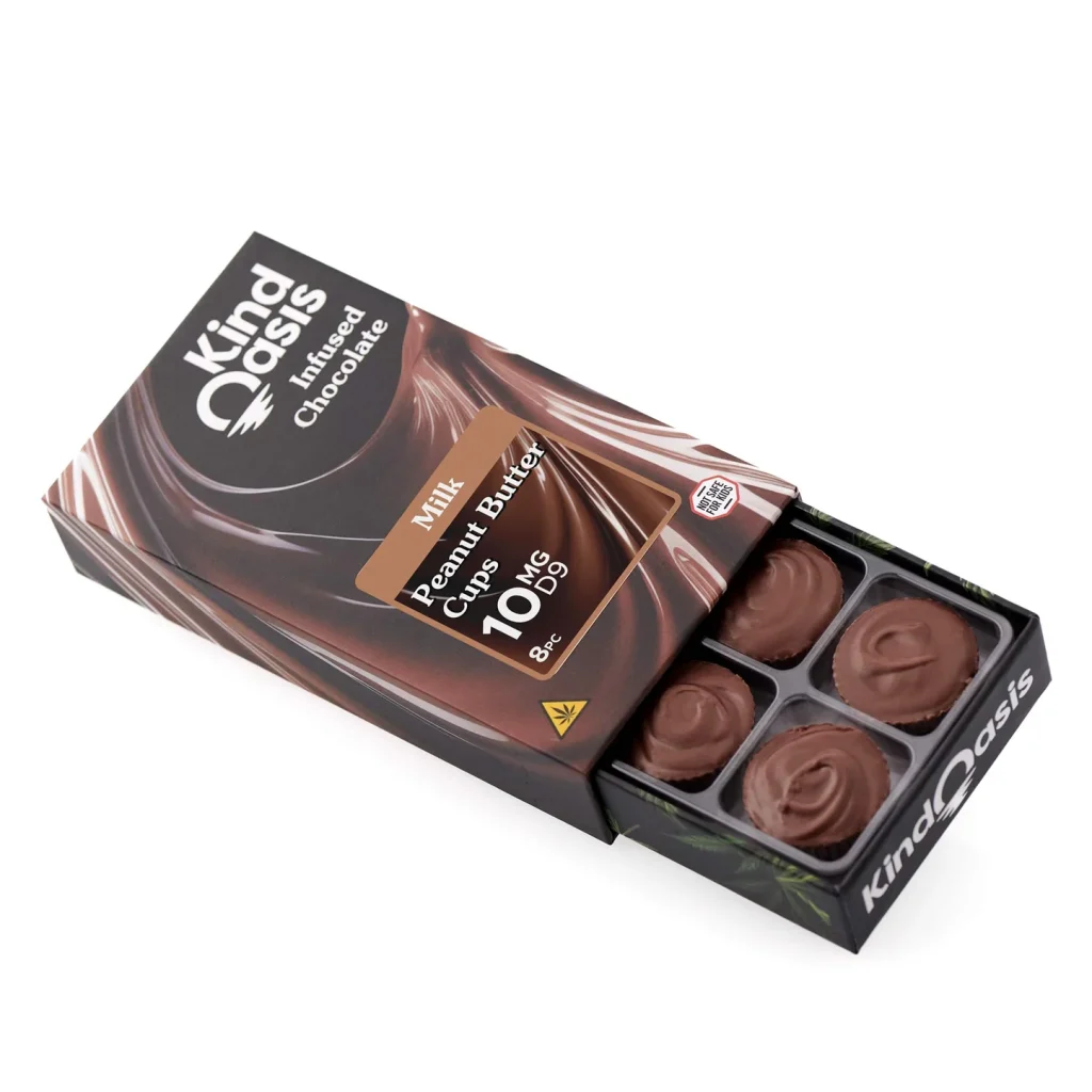 Kind Oasis THC Infused Chocolates | Delta 9 THC & CBD Blends | Fair-Trade Cocoa