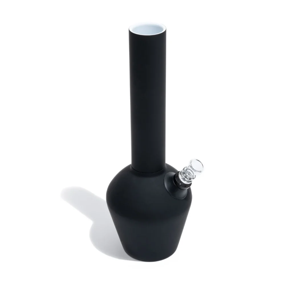 Chill Steel Water Pipe | Matte Black Rubberized Edition | Ceramic Lined