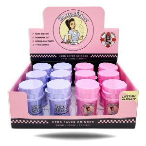 Blazy Susan x Herb Saver Mini Grinder | Pink & Portable