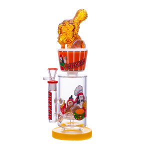Cheech Glass 13" Fried Chicken Water Pipe | Bowl & Banger Included
