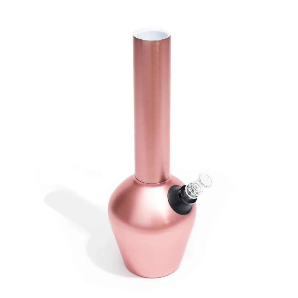 Chill Steel Water Pipe | Steel Rosé Edition | Indestructible & Insulated