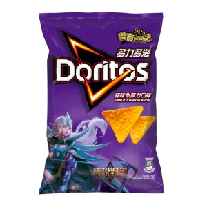 Doritos Garlic Steak Flavor | 40g Savory Tortilla Chips | Single-Serve Bag (Taiwan)