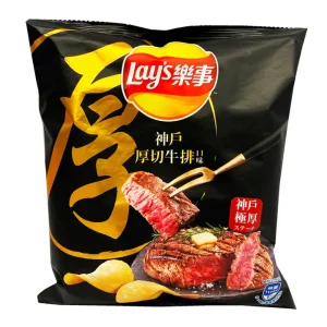 Lay’s Kobe Beef Flavor | 34g Taiwan Import | Savory Potato Chips (Taiwan)