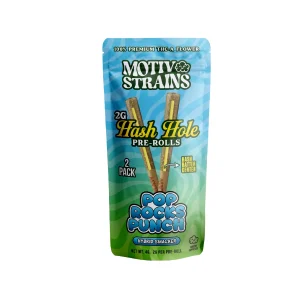 Motiv Strains THC-A Hash Hole Pre-Rolls | 4G (2 x 2G) | Pop Rock Punch