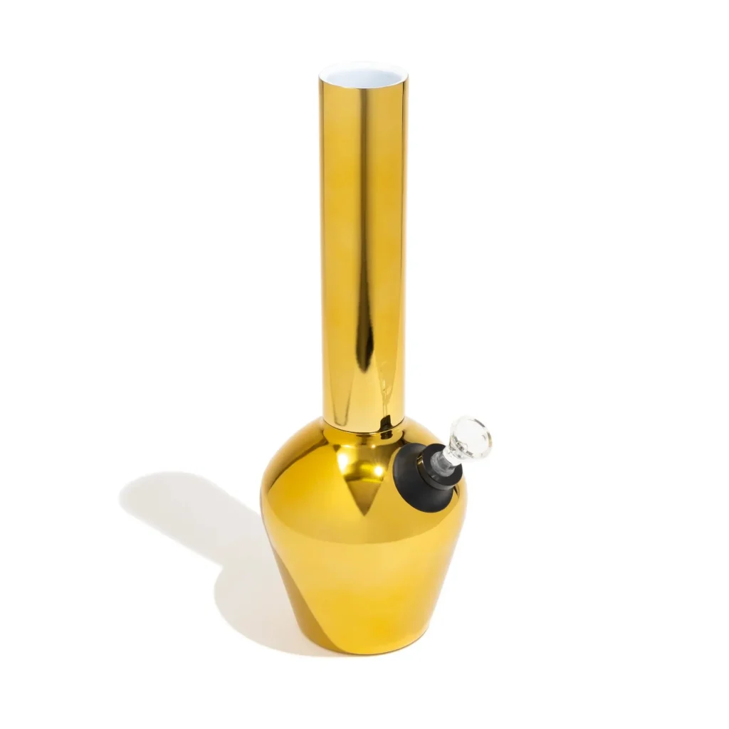 Chill Steel Water Pipe | Gold Mirror Edition | 12-Hour Ice Retention