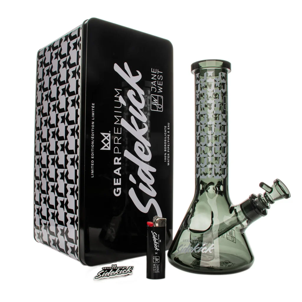 Jane West x GEAR Premium Limited Edition Sidekick Water Pipe | 12" Beaker