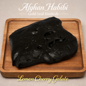 Afghan Habibi Gold Seal Hashish-Lemon Cherry Gelato | 1 GRAM