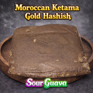 Moroccan Ketama Gold Hashish-Sour Guava | 1 GRAM
