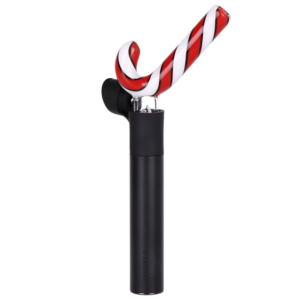 Candy Cane Glass Mouthpiece Attachment for Puffco Pivot