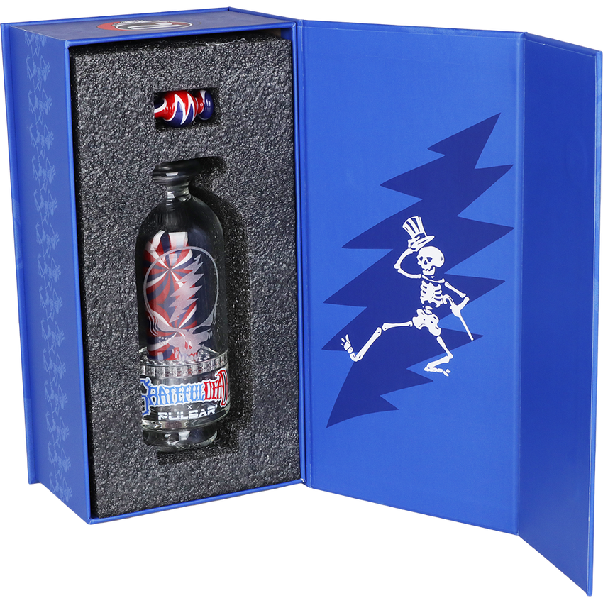 Grateful Dead x Pulsar Sandblast Stealie Attachment Set for Puffco Peak & Peak Pro | 6" - Image 6