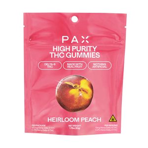 PAX High Purity D9 THC Gummies | 10MG Per Piece | 100MG Per Package