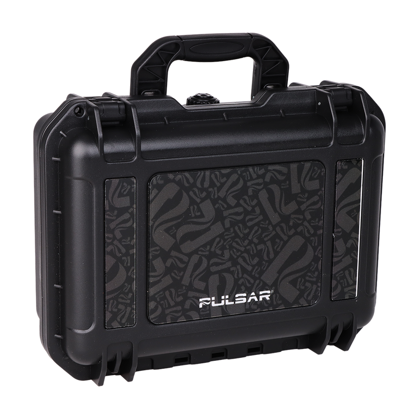 Pulsar Bent Neck Water Pipe Smoker's Hard Case Travel Set | Basic Black | 5.75" | 14mm F - Image 5