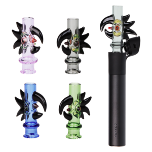 Cockatoo Glass Mouthpiece Attachment for Puffco Pivot | Colors Vary