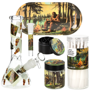 Pulsar Design Series Beaker Water Pipe V2 Smoker's Kit | Camping Bigfoot | 7.75"