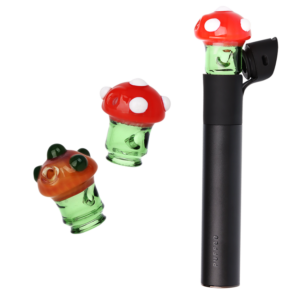 Mushroom Glass Mouthpiece Attachment for Puffco Pivot | Colors Vary