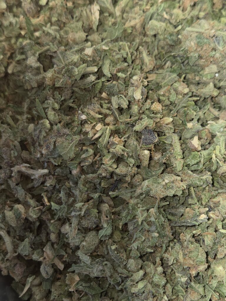 Pre-Grounded Trim/Shake | Sour Diesel Living Soil - THCa 31.877% : Terpenes 1.800% - Sativa